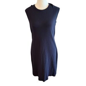 Helmut Lang navy tank top dress 100% cotton size large